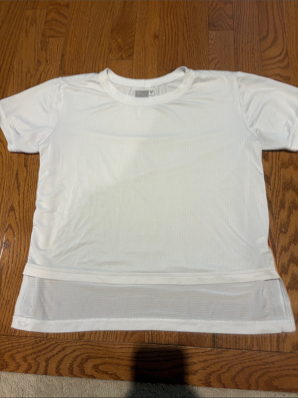 Lucky in Love White Short Sleeve Tee